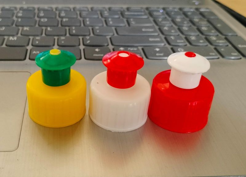 Plastic 28mm Pull Push Caps for Bottle Sealing