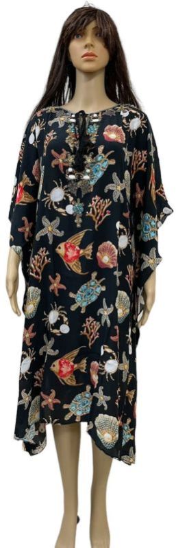 Ladies Hand Embroidery Kaftan