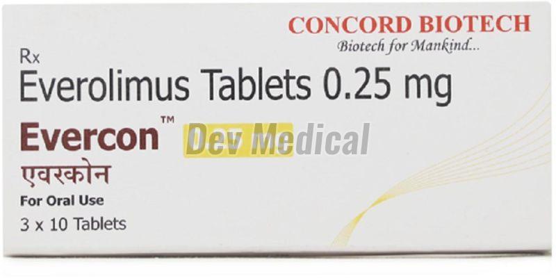 Evercon 0.25mg Tablets