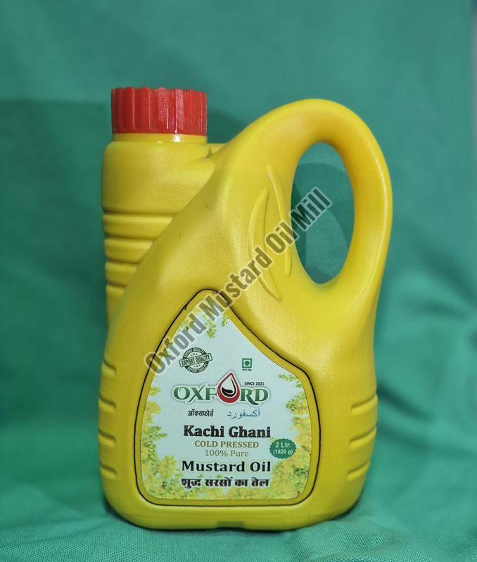 2 Litre Cold Pressed Kachi Ghani Mustard Oil
