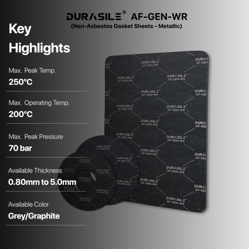 DURASILE AF-GEN-WR (Non Asbestos Gasket Sheet - Metallic)