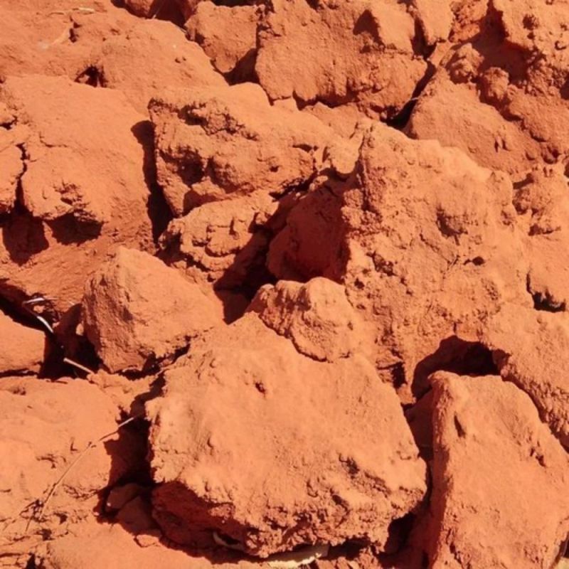 Natural Red Ocher Lumps for Industrial