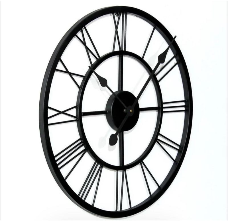 12 Inch Metal Wall Clock