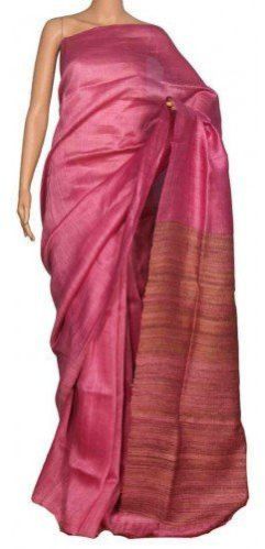 tussar silk saree