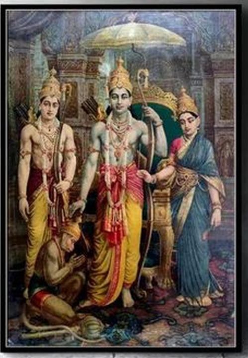 RAM Darbar Canvas Painting Replica