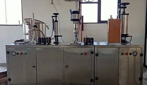 Semi Automatic Aerosol Filling Machine