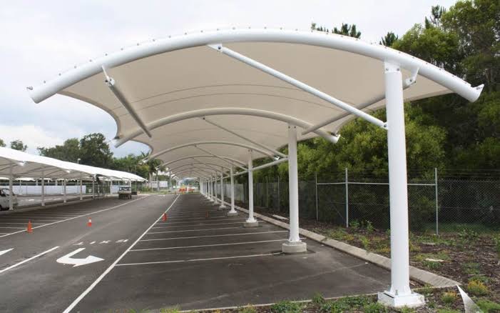 Car Parking Tensile Structure