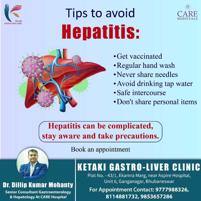 How To Avoid Hepatitis | Best Gastroenterologist In Bhubaneswar | Ketaki Gastro-liver Clinic