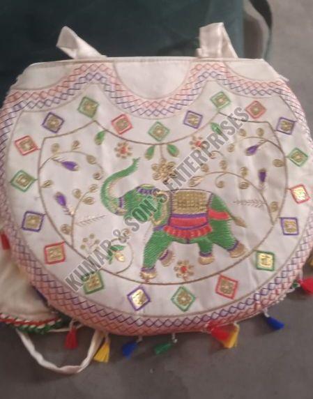 Cotton Embroidered Sling Bag