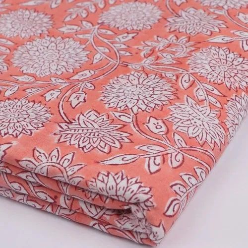 Block Printed Cotton Fabric