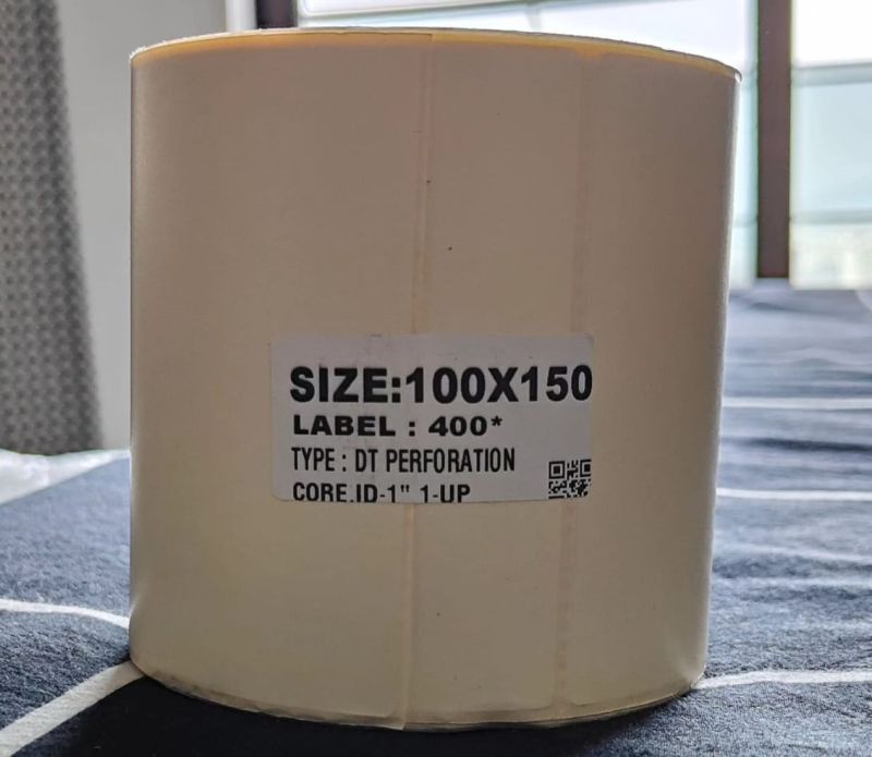 100x150 Mm Direct Thermal Barcode Labels