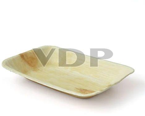 6 Inch Rectangle Areca Leaf Plate