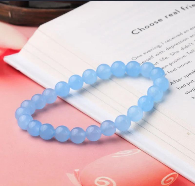 Aquamarine Beaded Bracelet