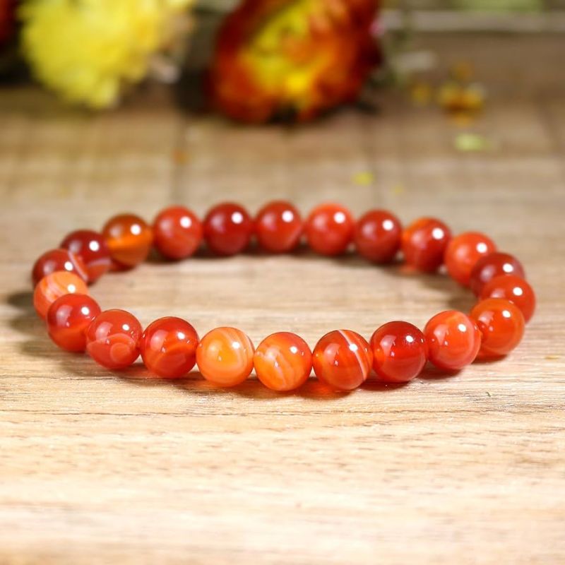 Carnelian Gemstone Bracelets