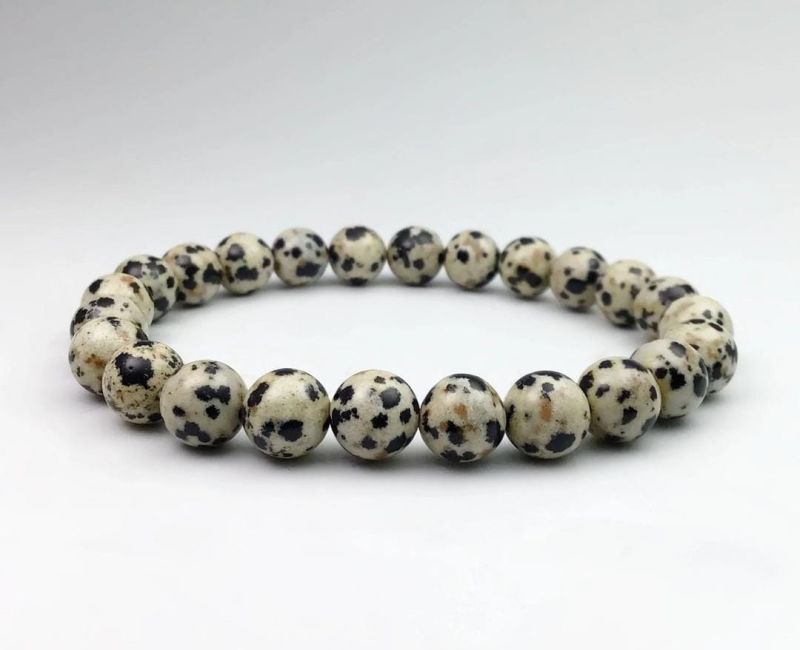 Dalmatian Jasper Gemstone Bracelets