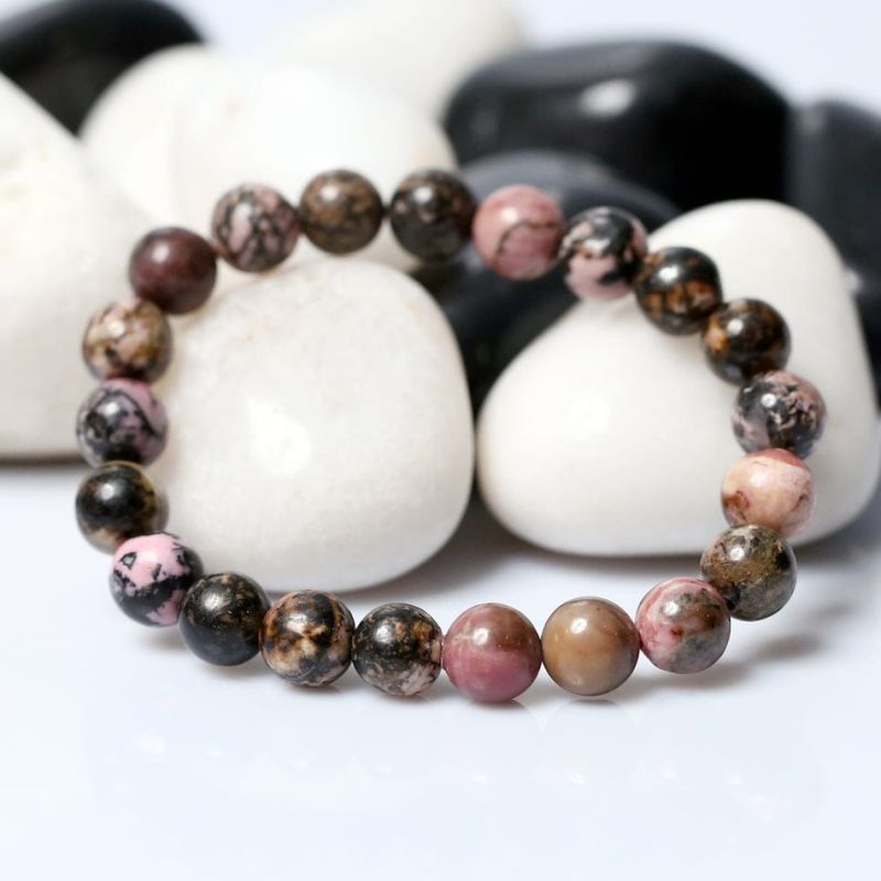 Rhodonite Gemstone Bracelets