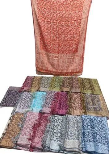 Ladies Printed Viscose Jamawar Stole