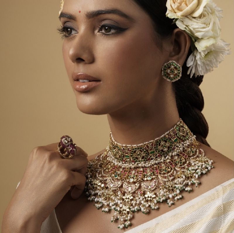 KUNDAN BRIDAL JEWELLERY SET