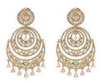 Designer Baby Pink Earrings