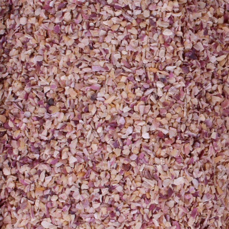 dehydrated red onion minced