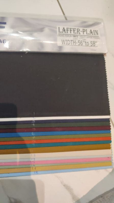 Cotton Laffer Plain Fabric
