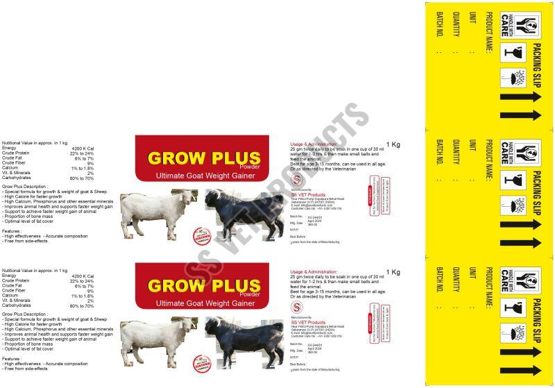 Grow Plus Goat Weight Gainer Powder