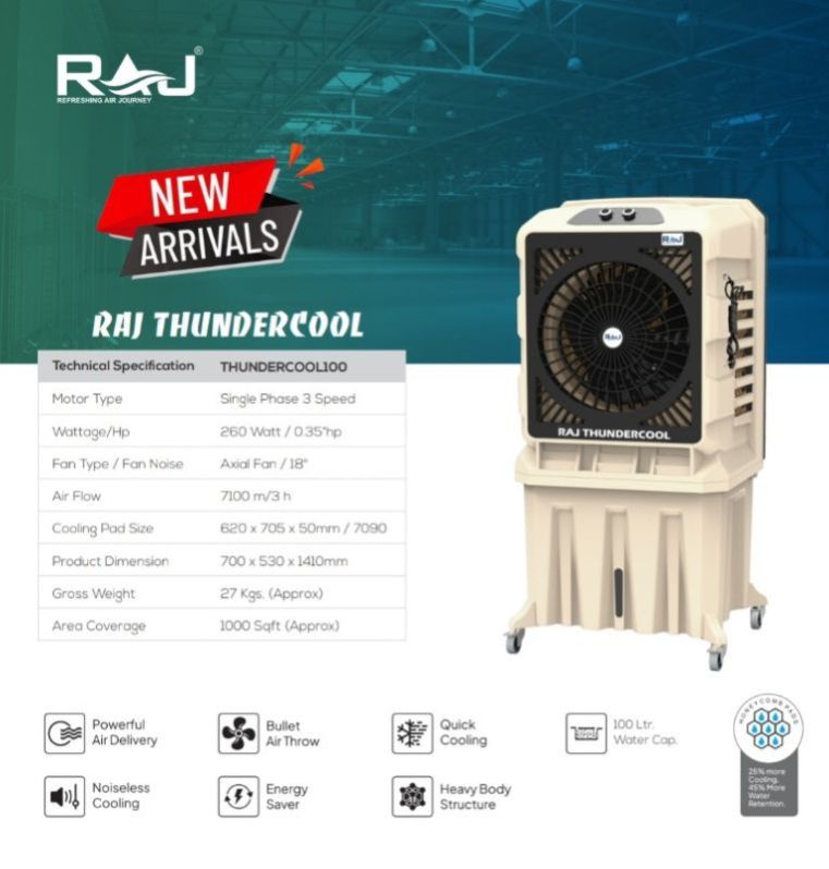 Raj Thunder Cool 14 Fix Grill Desert Cooler