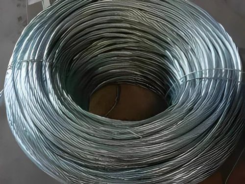 Silver Galvanized Wire