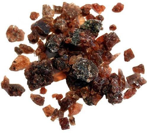 black salt crystal