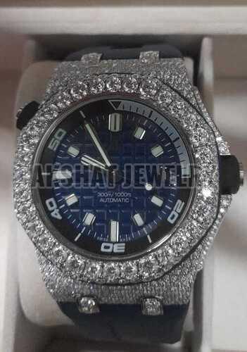 Round Elegant New Pattern Diamond Wrist Watch