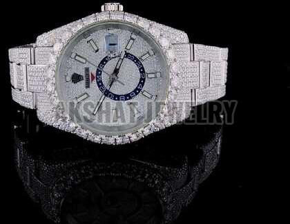 Round Labgrown Handmade Diamond Watch