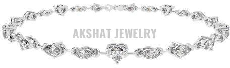 Three Shape Combination Lab Grown Diamond Bracelet