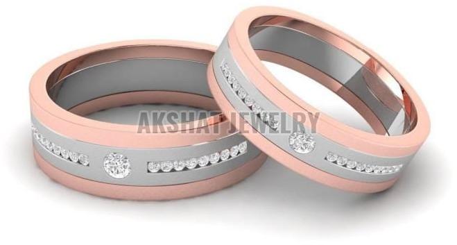 Fancy Party Wear Couple Platinum Rings