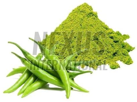 Dehydrated Green Chilli Powder