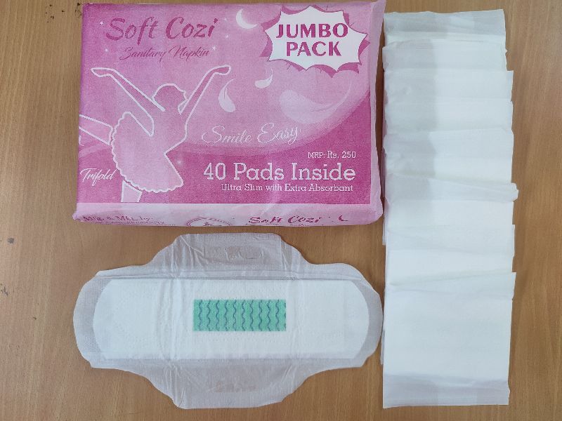 Ultra Thin Sanitary Napkin Trifold