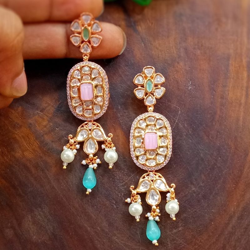 Kundan Polki Earrings