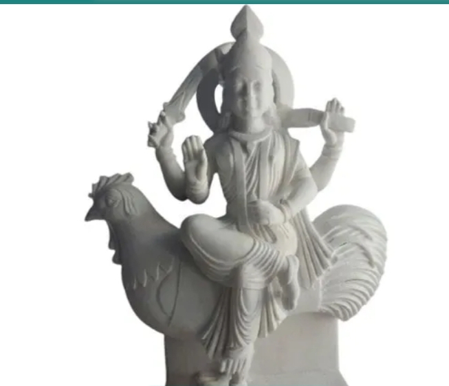 Marble Murha Chadhi Mata Statue