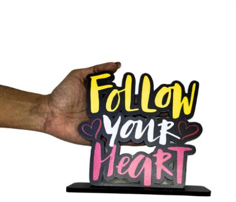 Follow Your Heart Table Top Decor