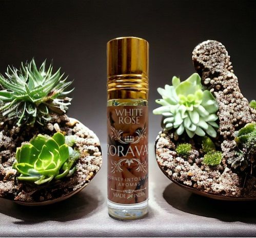 Zoravar White Rose Roll On Attar Unisex Perfume