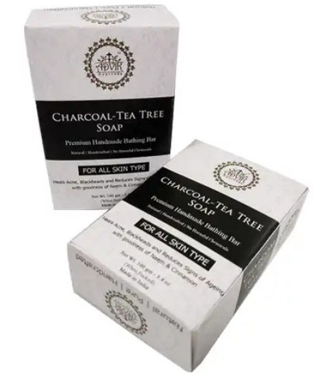 Charcoal -tea Tree Handmade Bath Soap