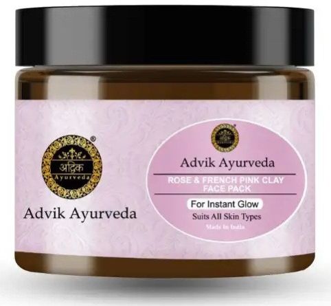 Rose and French Pink Clay Instant Glow Face Pack