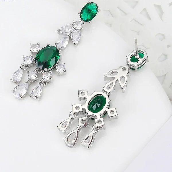 Emerald Eleganza Woman Earrings