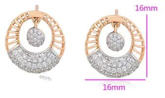 Alexendra Hoop Woman Earrings