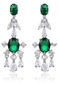 Emerald Eleganza Woman Earrings