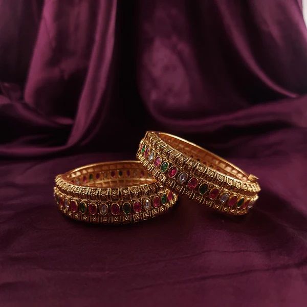 Vibrant Temple Charm Woman Kada