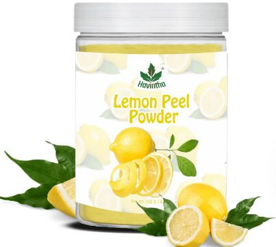 Natural Lemon Peel Powder | For Brighter Skin | Remove Dark Circles