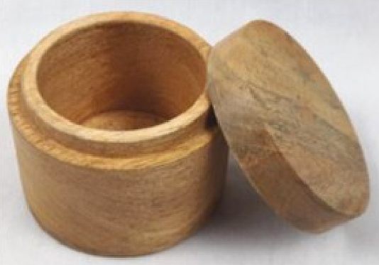 Round Mango Wood Box