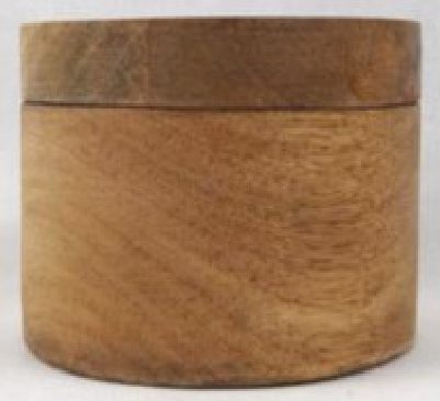 Round Mango Wood Box