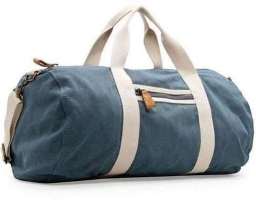 Plain Canvas Duffle Bag