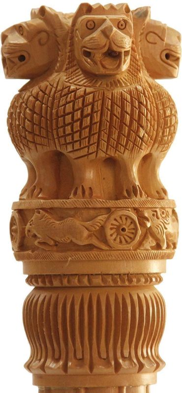 Wooden Ashoka Stambh